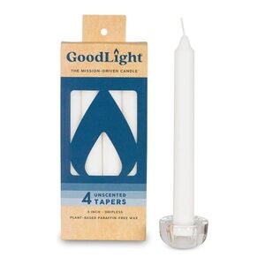Goodlight 8 inch taper candles set of 4